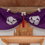 Little altar near ceiling