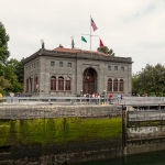 Ballard locks building